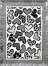 HEARTS BLACK & WHITE - Limited Edition Print