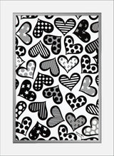 HEARTS BLACK & WHITE - Limited Edition Print