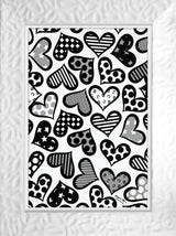 HEARTS BLACK & WHITE - Limited Edition Print