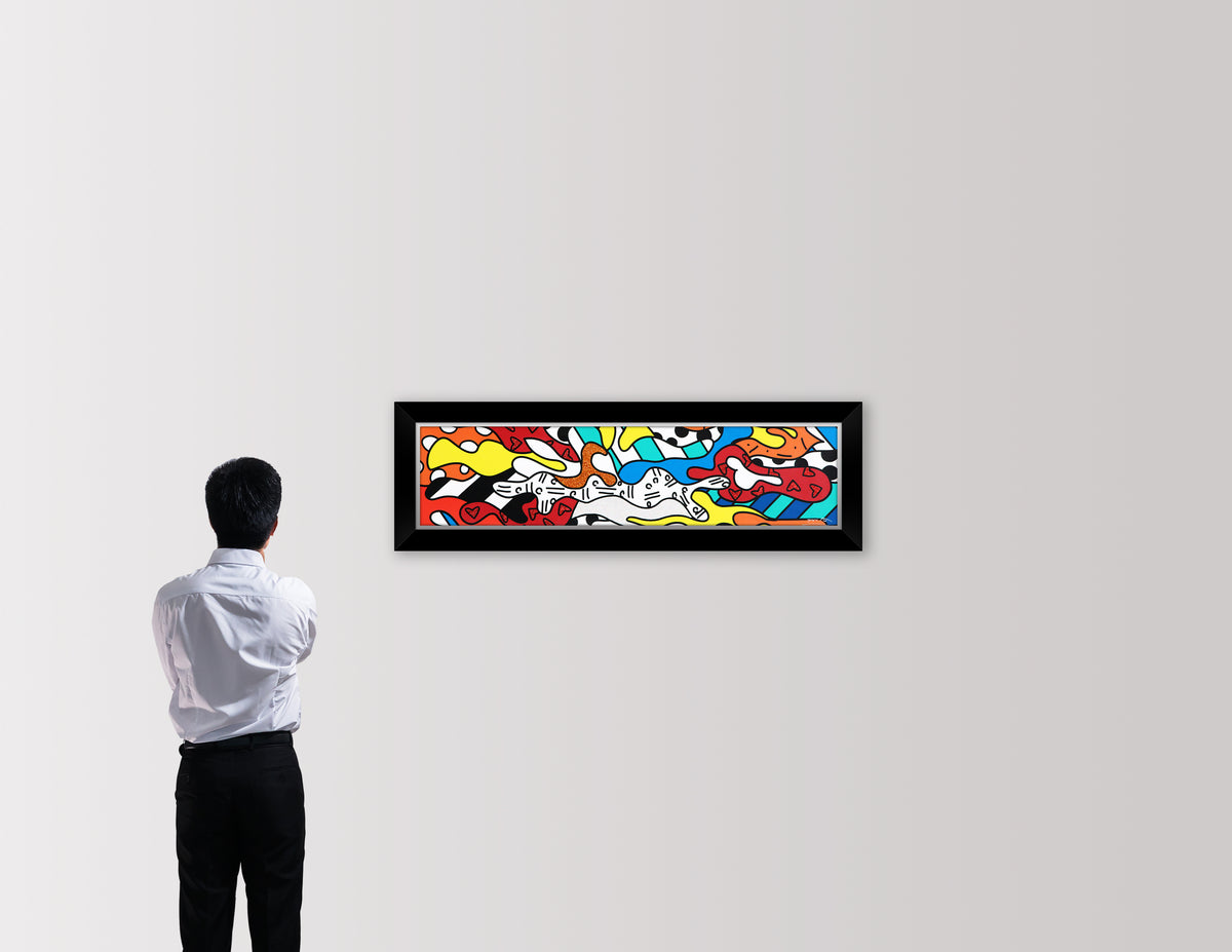 crystal bridges limited edition print  artistic colorful design collectible