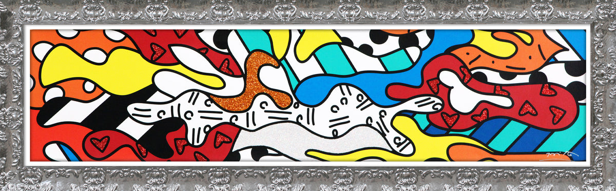 modern pop art crystal bridges limited edition print  vibrant home decor