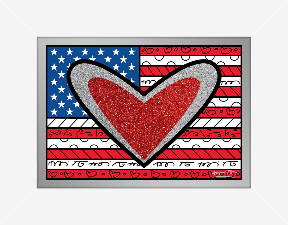 love usa limited edition print  colorful decorative collectible gift idea