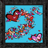 FLOW III (HEARTS) - Limited Edition Print