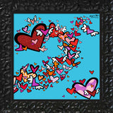 FLOW III (HEARTS) - Limited Edition Print