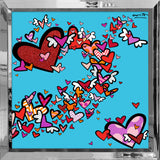 FLOW III (HEARTS) - Limited Edition Print