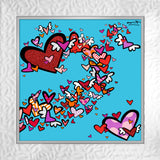 FLOW III (HEARTS) - Limited Edition Print
