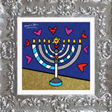 MAZEL TOV (MENORAH) - Limited Edition Print