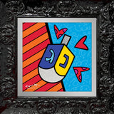 MAZEL TOV (DREIDEL) - Limited Edition Print