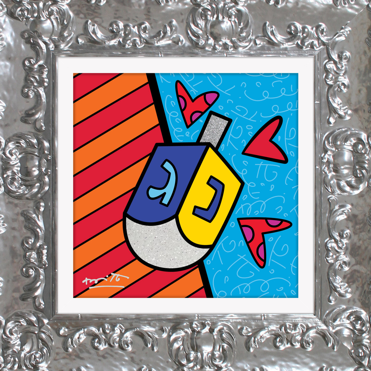 Mazel Tov (Dreidel) - Limited Edition Print