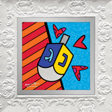 MAZEL TOV (DREIDEL) - Limited Edition Print