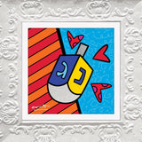 MAZEL TOV (DREIDEL) - Limited Edition Print