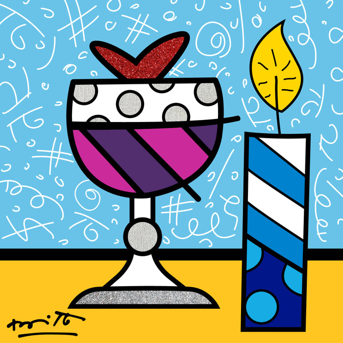 MAZEL TOV (WINE) - Limited Edition Print