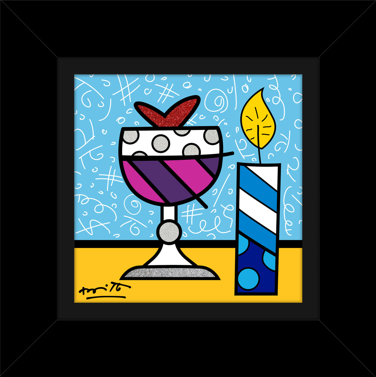 Mazel Tov (Wine) - Limited Edition Print