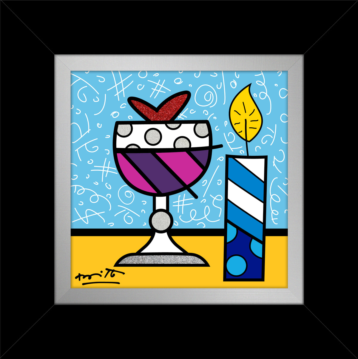 Mazel Tov (Wine) - Limited Edition Print