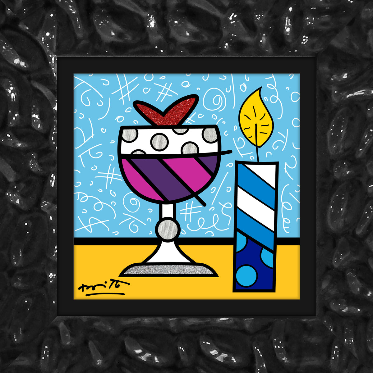 Mazel Tov (Wine) - Limited Edition Print