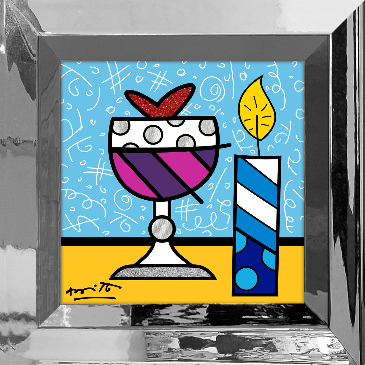 Mazel Tov (Wine) - Limited Edition Print