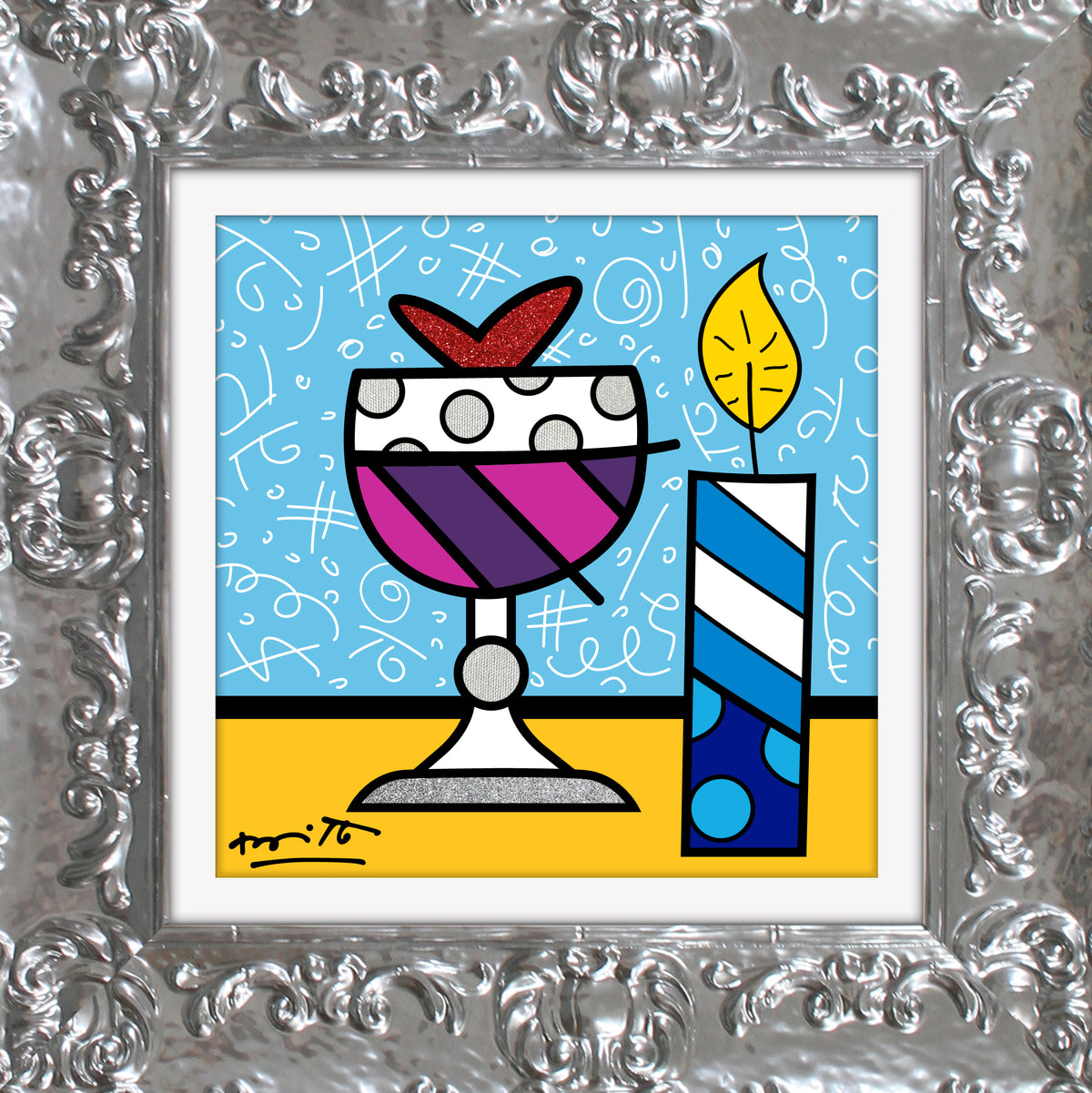 Mazel Tov (Wine) - Limited Edition Print