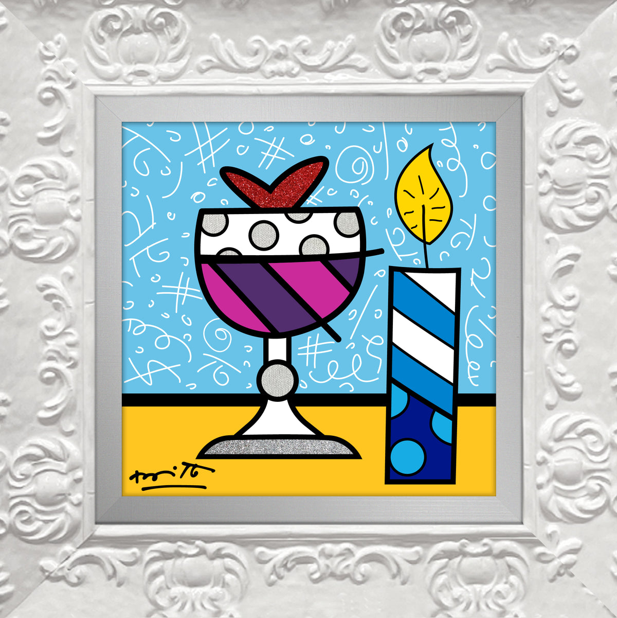 Mazel Tov (Wine) - Limited Edition Print