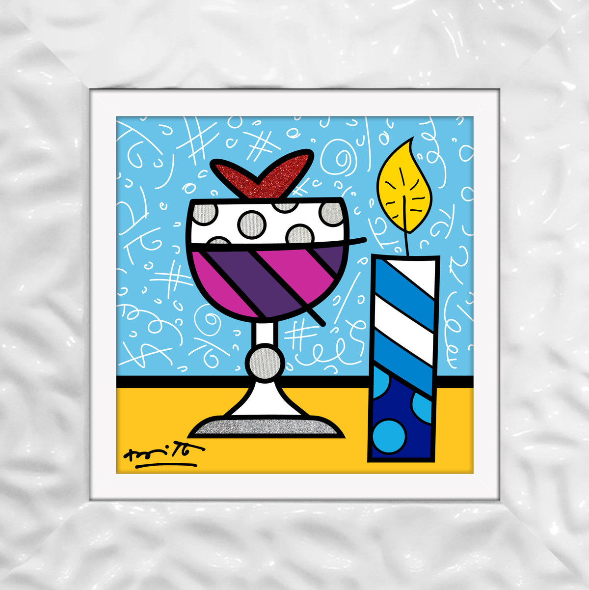 Mazel Tov (Wine) - Limited Edition Print
