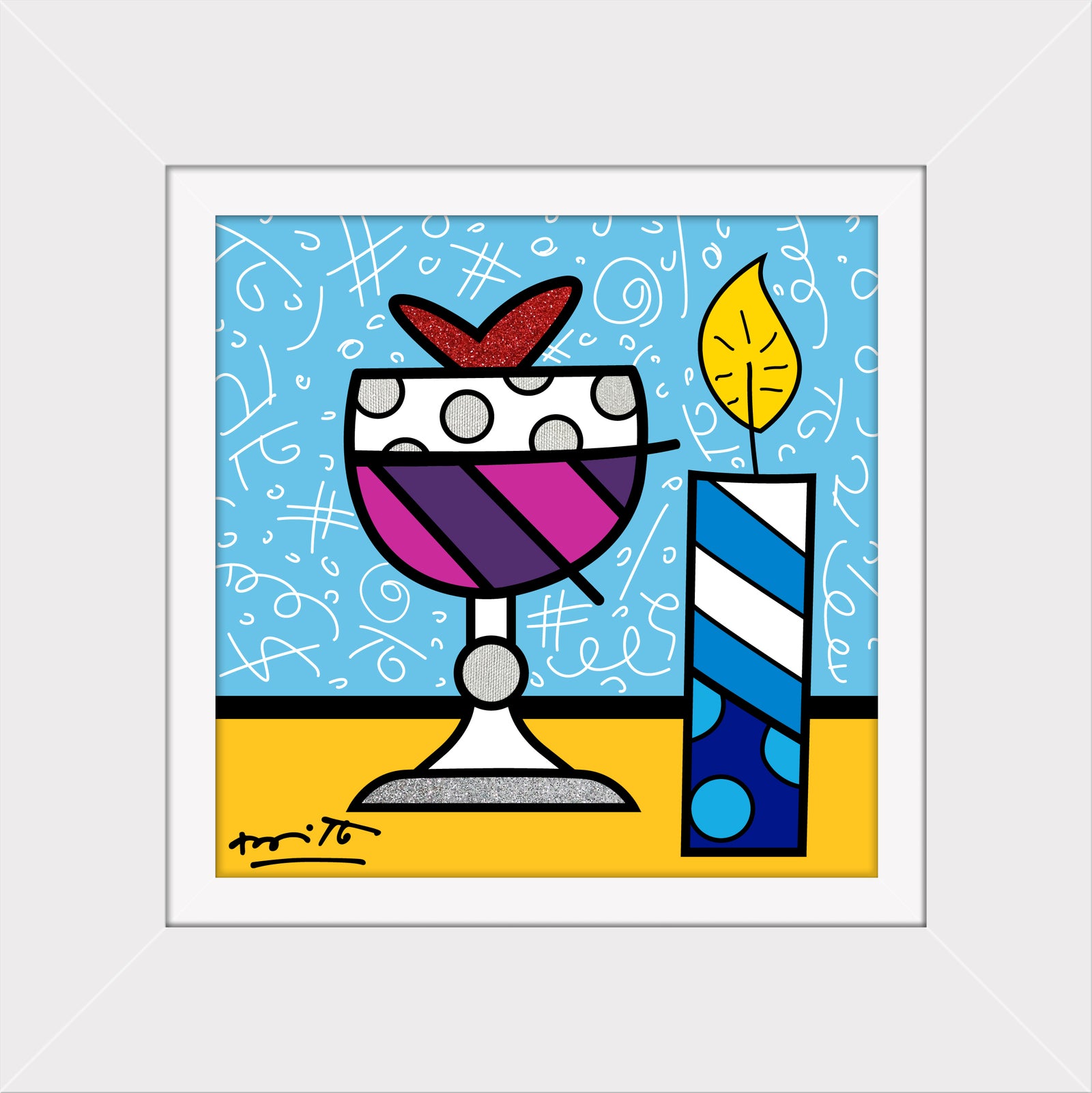 Mazel Tov (Wine) - Limited Edition Print