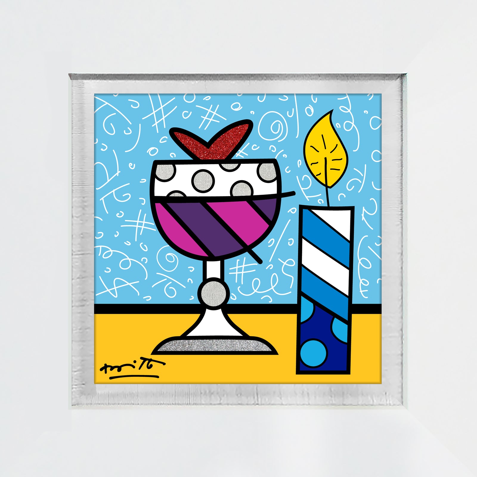 Mazel Tov (Wine) - Limited Edition Print