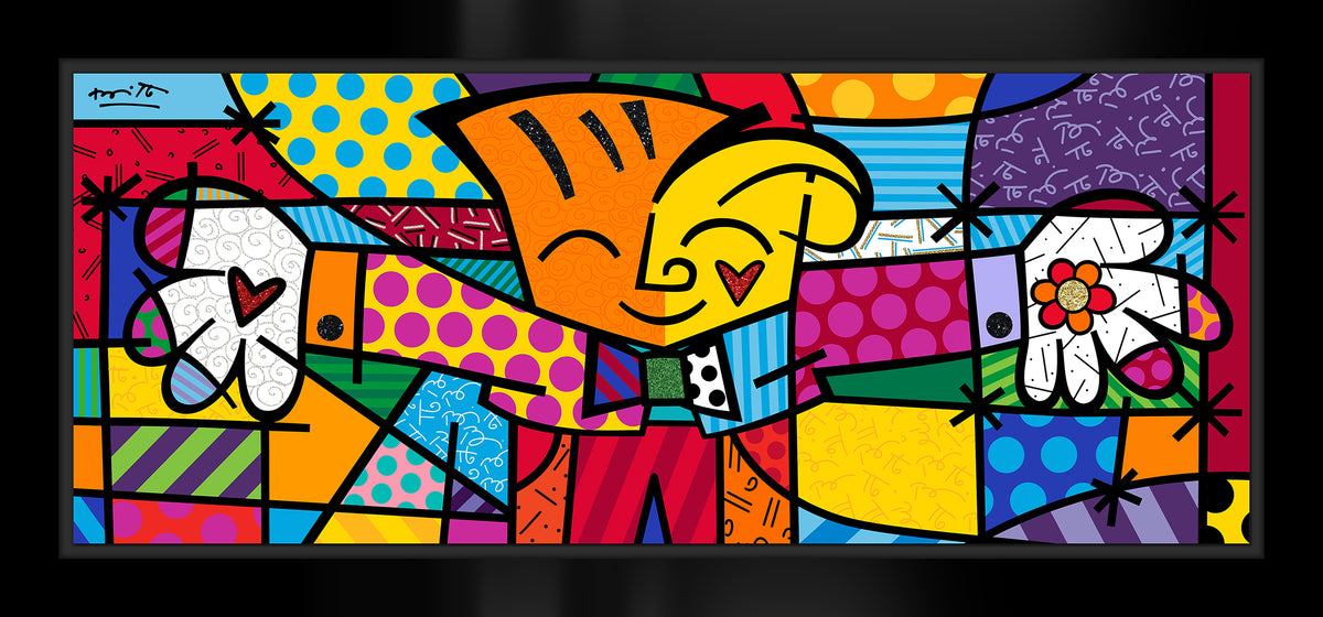 big hug limited edition print  artistic colorful design collectible