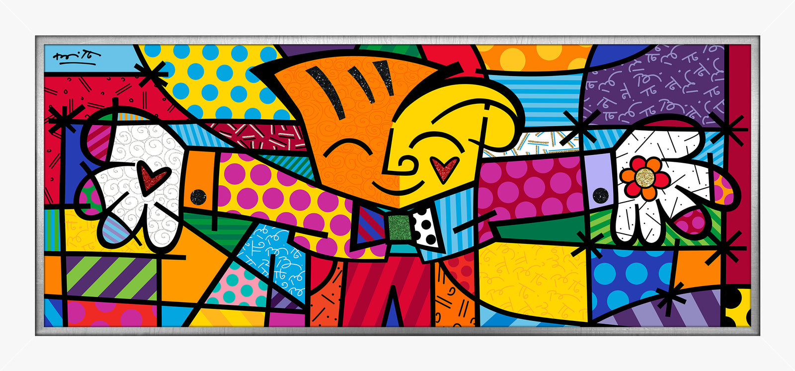 big hug limited edition print  colorful decorative collectible gift idea