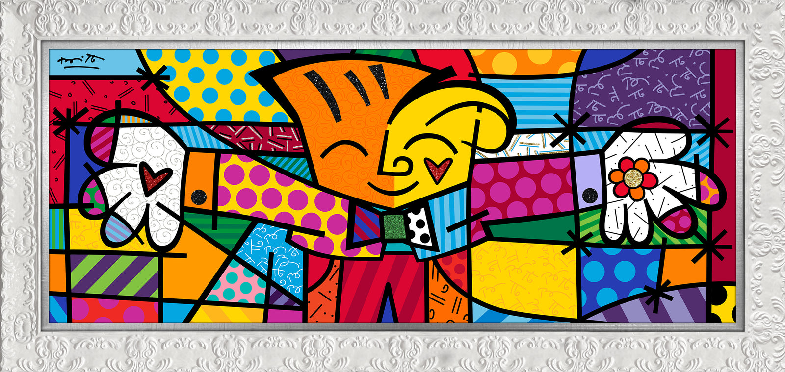 big hug limited edition print  artistic colorful design collectible