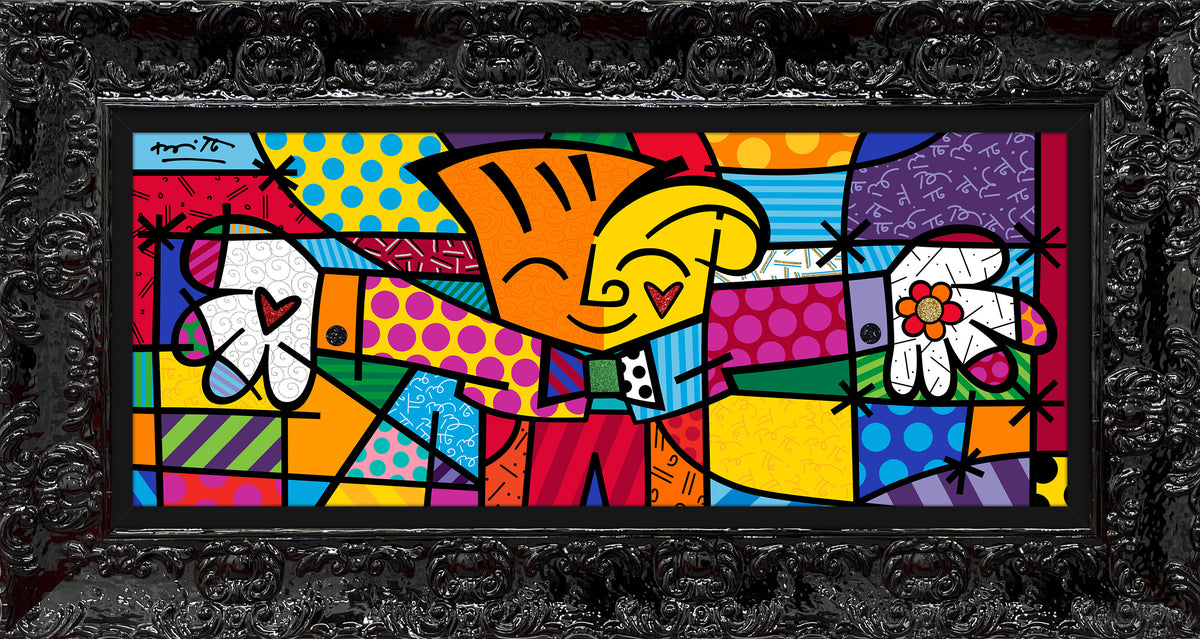 little hug limited edition print  artistic colorful design collectible