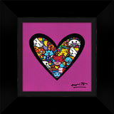 I LOVE ANIMALS (Metallic Magenta) - Limited Edition Print