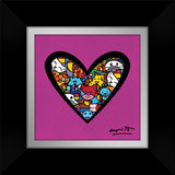 I LOVE ANIMALS (Metallic Magenta) - Limited Edition Print