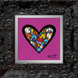 I LOVE ANIMALS (Metallic Magenta) - Limited Edition Print