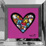 I LOVE ANIMALS (Metallic Magenta) - Limited Edition Print