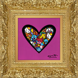 I LOVE ANIMALS (Metallic Magenta) - Limited Edition Print