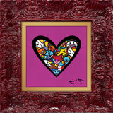 I LOVE ANIMALS (Metallic Magenta) - Limited Edition Print