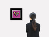 I LOVE ANIMALS (Metallic Magenta) - Limited Edition Print