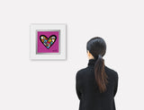 I LOVE ANIMALS (Metallic Magenta) - Limited Edition Print