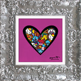 I LOVE ANIMALS (Metallic Magenta) - Limited Edition Print