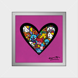 I LOVE ANIMALS (Metallic Magenta) - Limited Edition Print