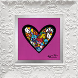 I LOVE ANIMALS (Metallic Magenta) - Limited Edition Print