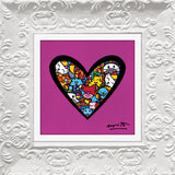 I LOVE ANIMALS (Metallic Magenta) - Limited Edition Print