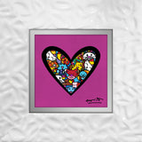 I LOVE ANIMALS (Metallic Magenta) - Limited Edition Print