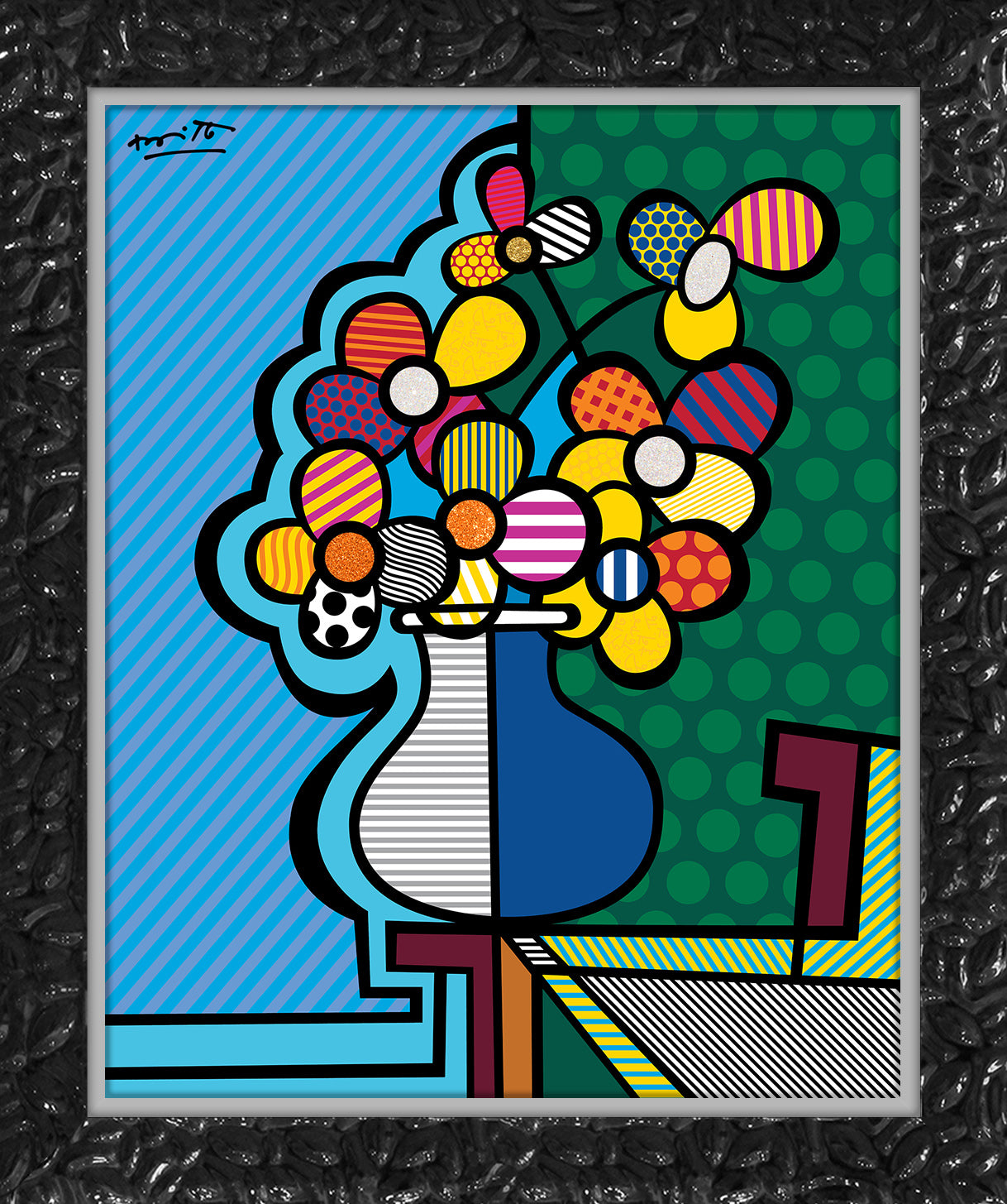 modern pop art florida limited edition print  vibrant home decor