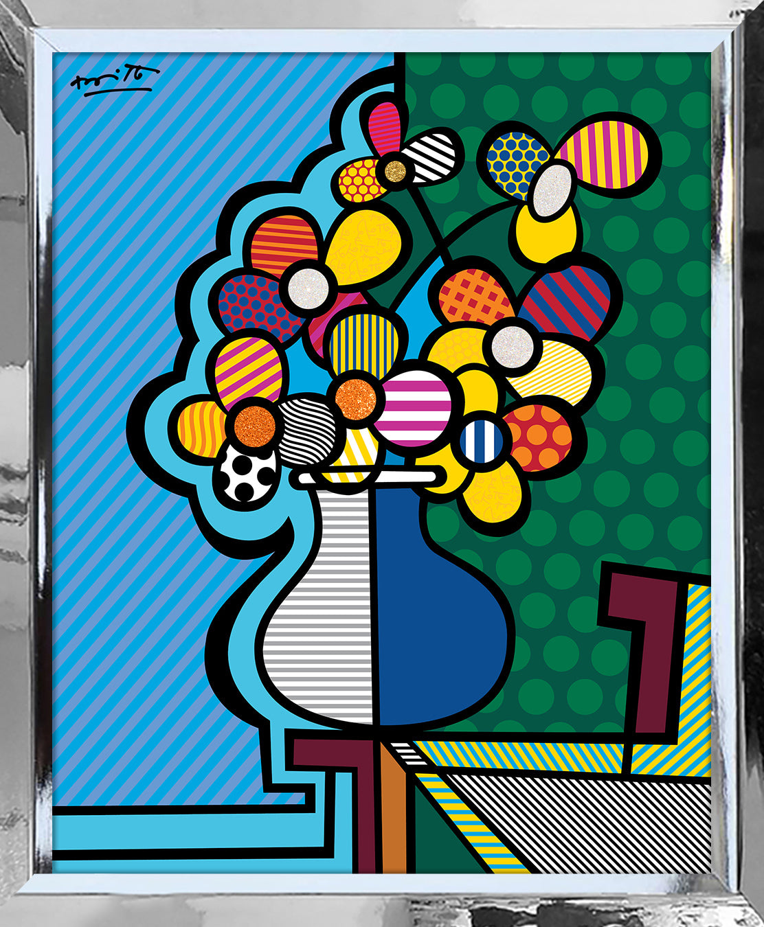 florida limited edition print  artistic colorful design collectible