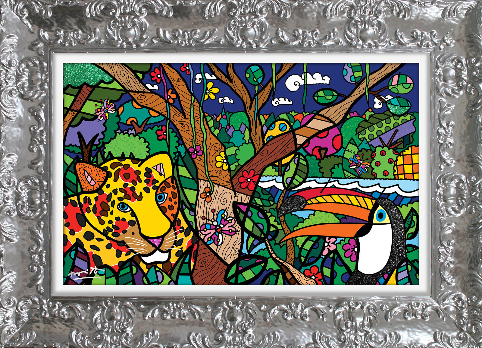 modern pop art brazilian amazon limited edition print  vibrant home decor