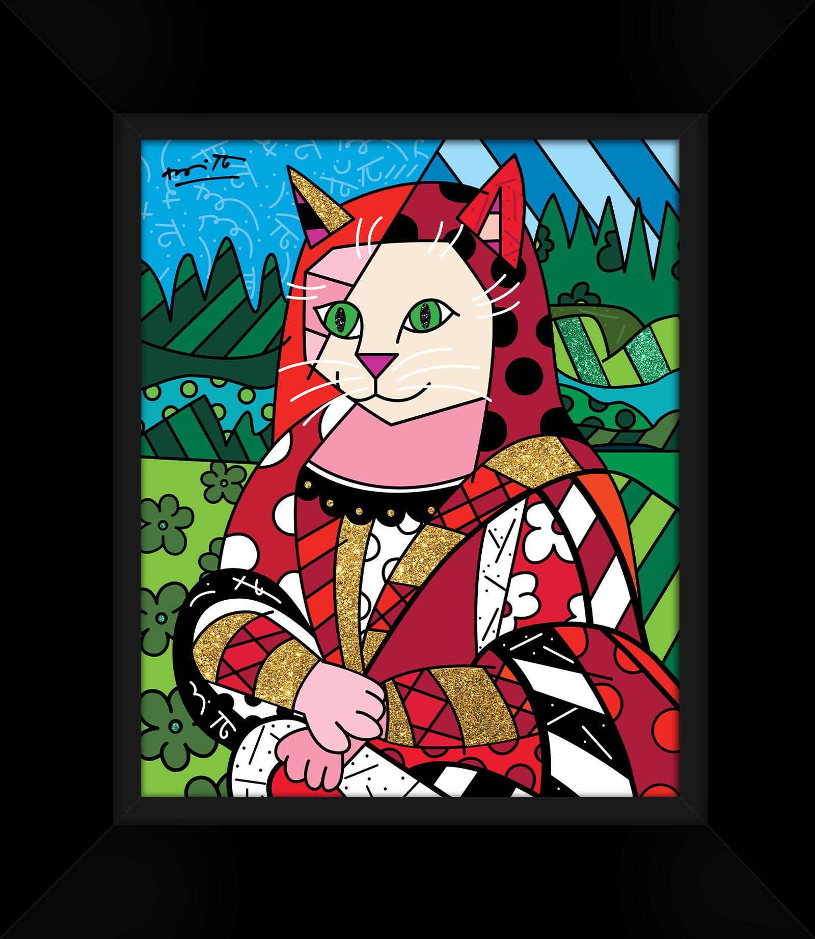 The Cat In Red - Limited Edition Print