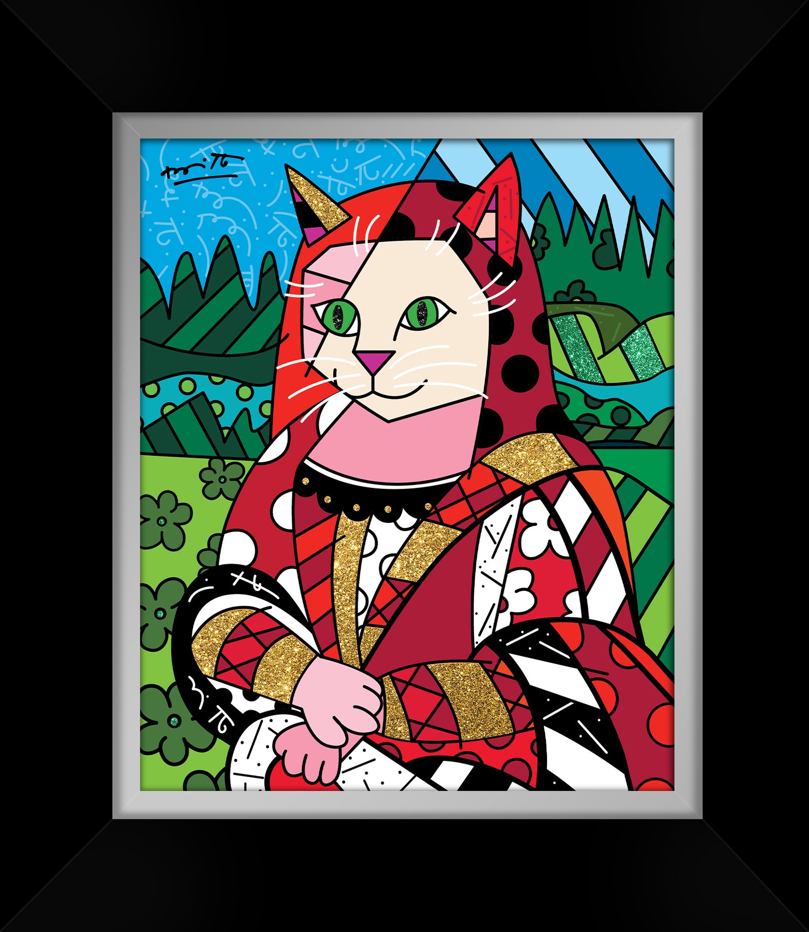 The Cat In Red - Limited Edition Print