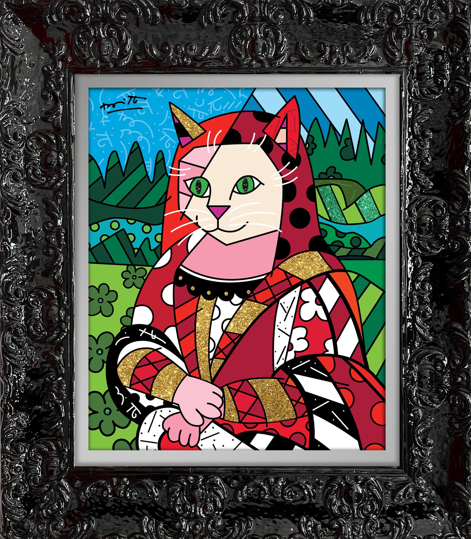 The Cat In Red - Limited Edition Print