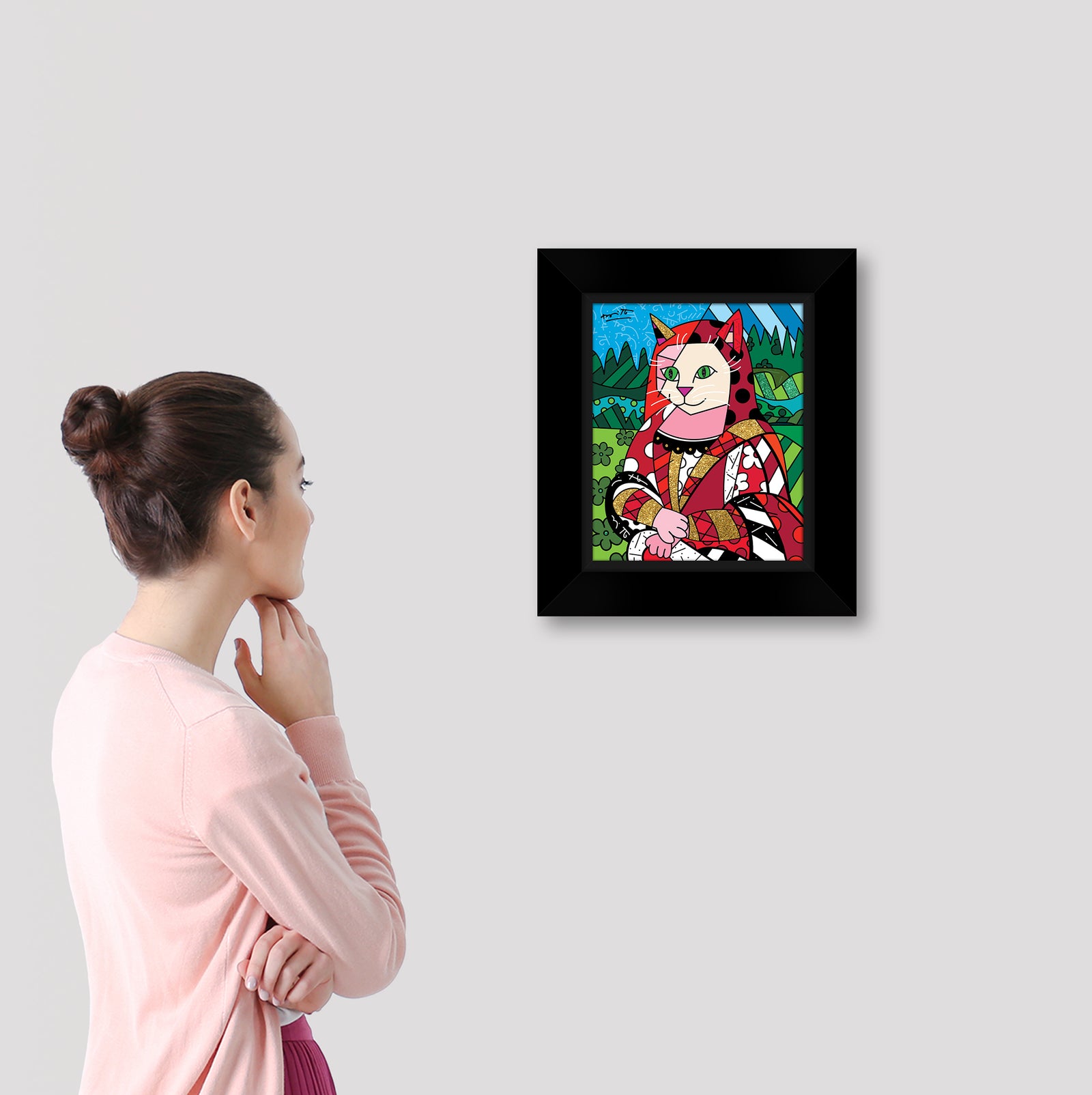 The Cat In Red - Limited Edition Print