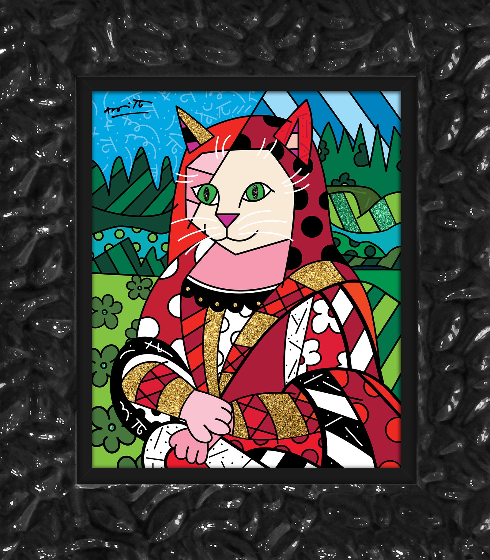The Cat In Red - Limited Edition Print